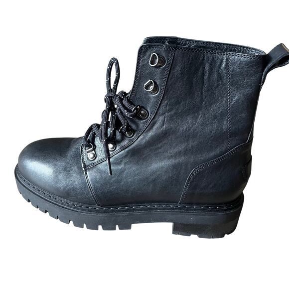 Anthony Veer Sophia Lace-up Leather Combat Boots Women's 10.5 Classic Casual - Picture 8 of 10